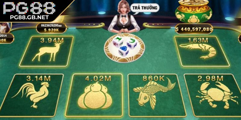 Cược ba biểu tượng trong Bầu Cua