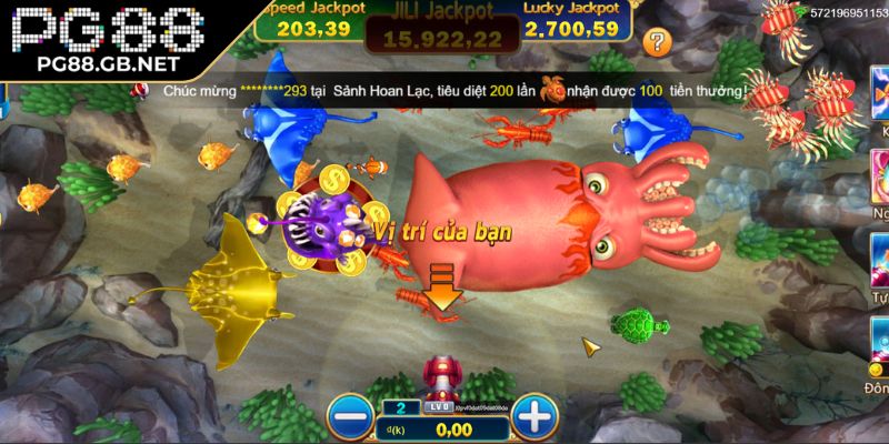 Linh hoạt điều chỉnh khi chơi Jackpot Đánh Cá PG88