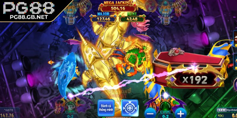 Khám phá Jackpot Vua Đại Dương PG88
