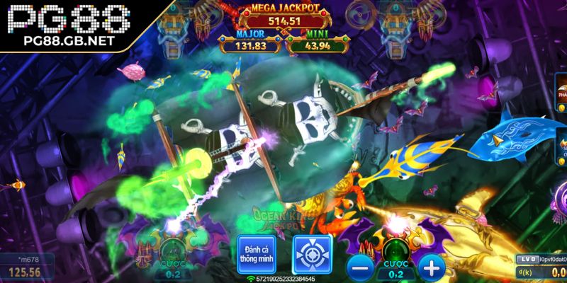 Kiên trì tích điểm trong Jackpot Vua Đại Dương