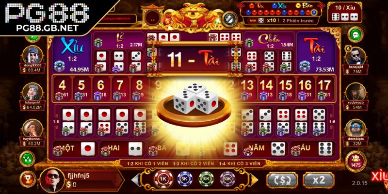 Khám phá game Sicbo PG88
