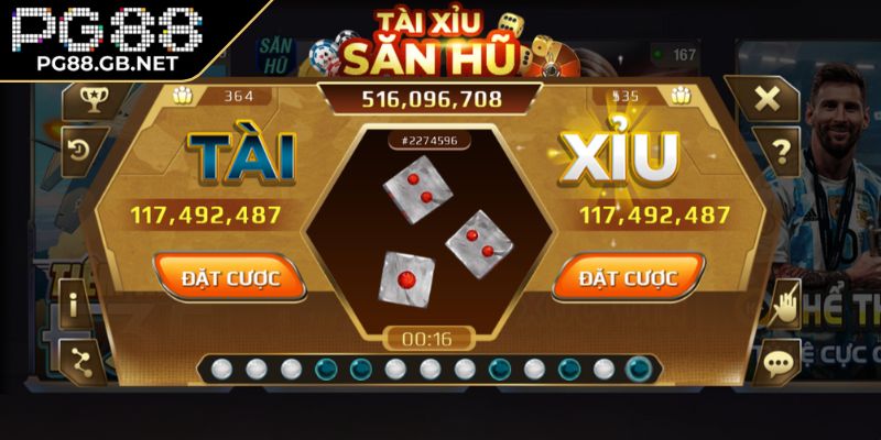 Khám phá trò chơi Tài Xỉu PG88
