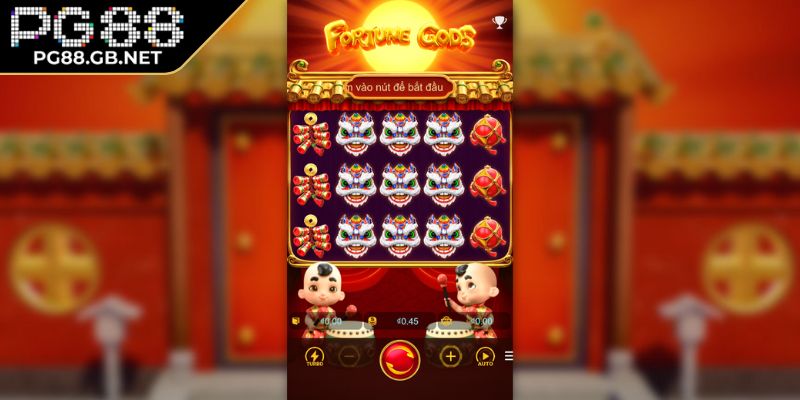 Các nút chức năng quan trọng trong Thần May Mắn PG88